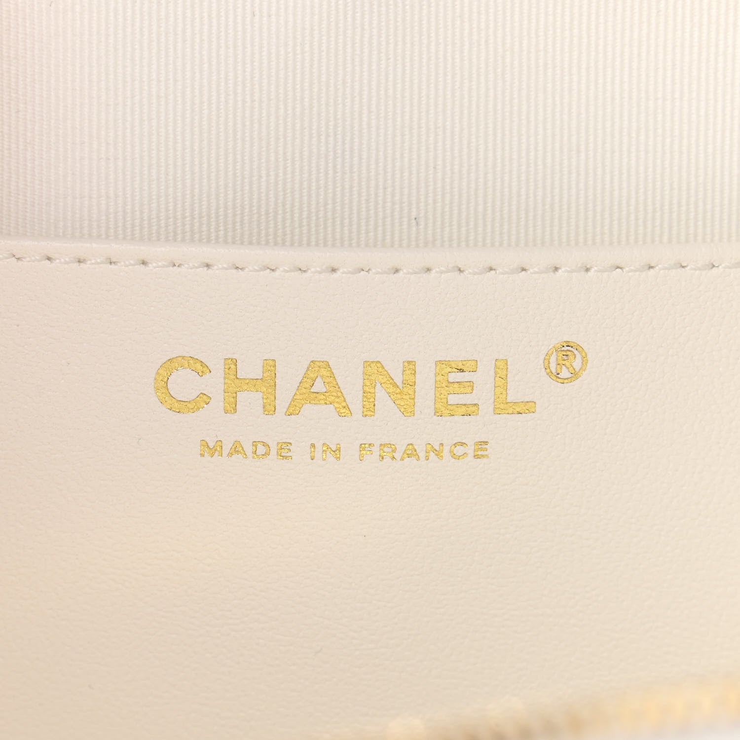 Chanel Lambskin Quilted CC In Love Heart Bag White 6 of 11