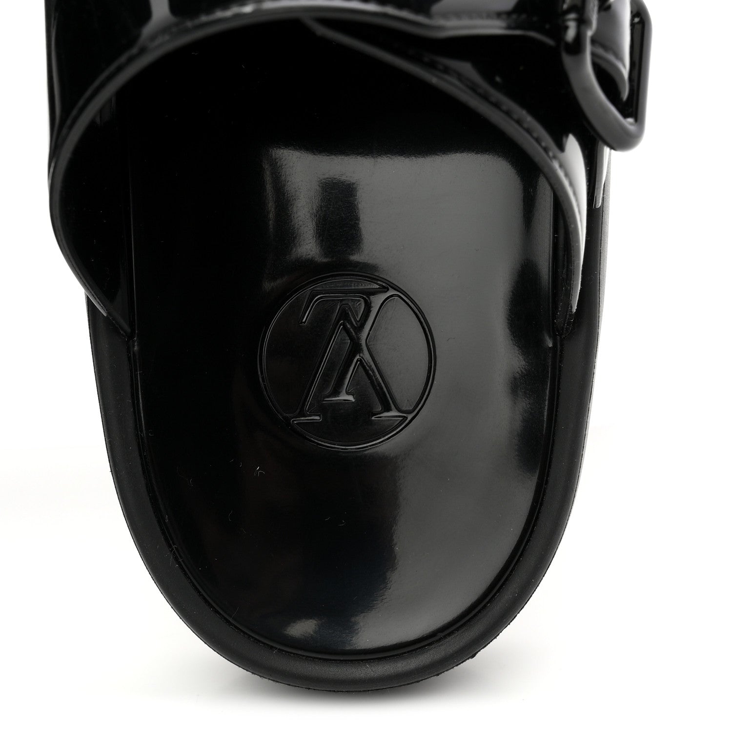 Louis Vuitton Monogram Sunbath Flat Mule Sandals 38 Black 8 of 9