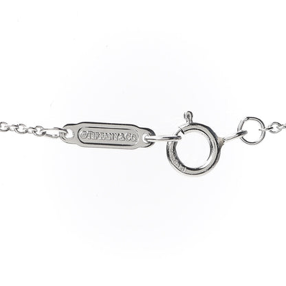 Tiffany Platinum Diamond Circlet Pendant Necklace 4 of 5