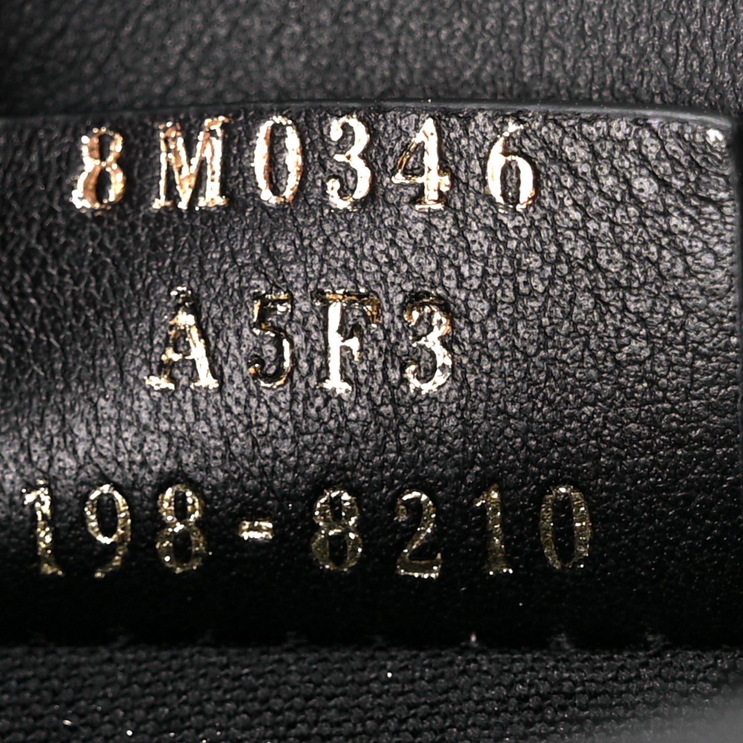 Vitello Century Eyebrow Monster Eyes Embossed Tube Wallet On Chain Black