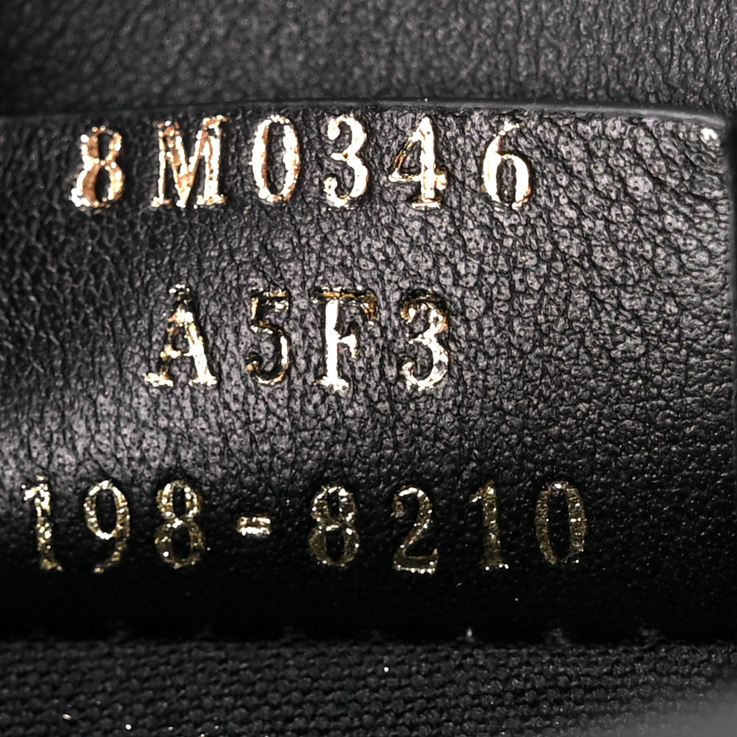 Fendi Vitello Century Eyebrow Monster Eyes Embossed Tube Wallet On Chain Black 10 of 15