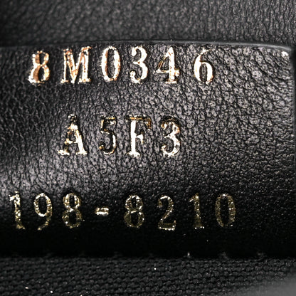 Fendi Vitello Century Eyebrow Monster Eyes Embossed Tube Wallet On Chain Black 10 of 15