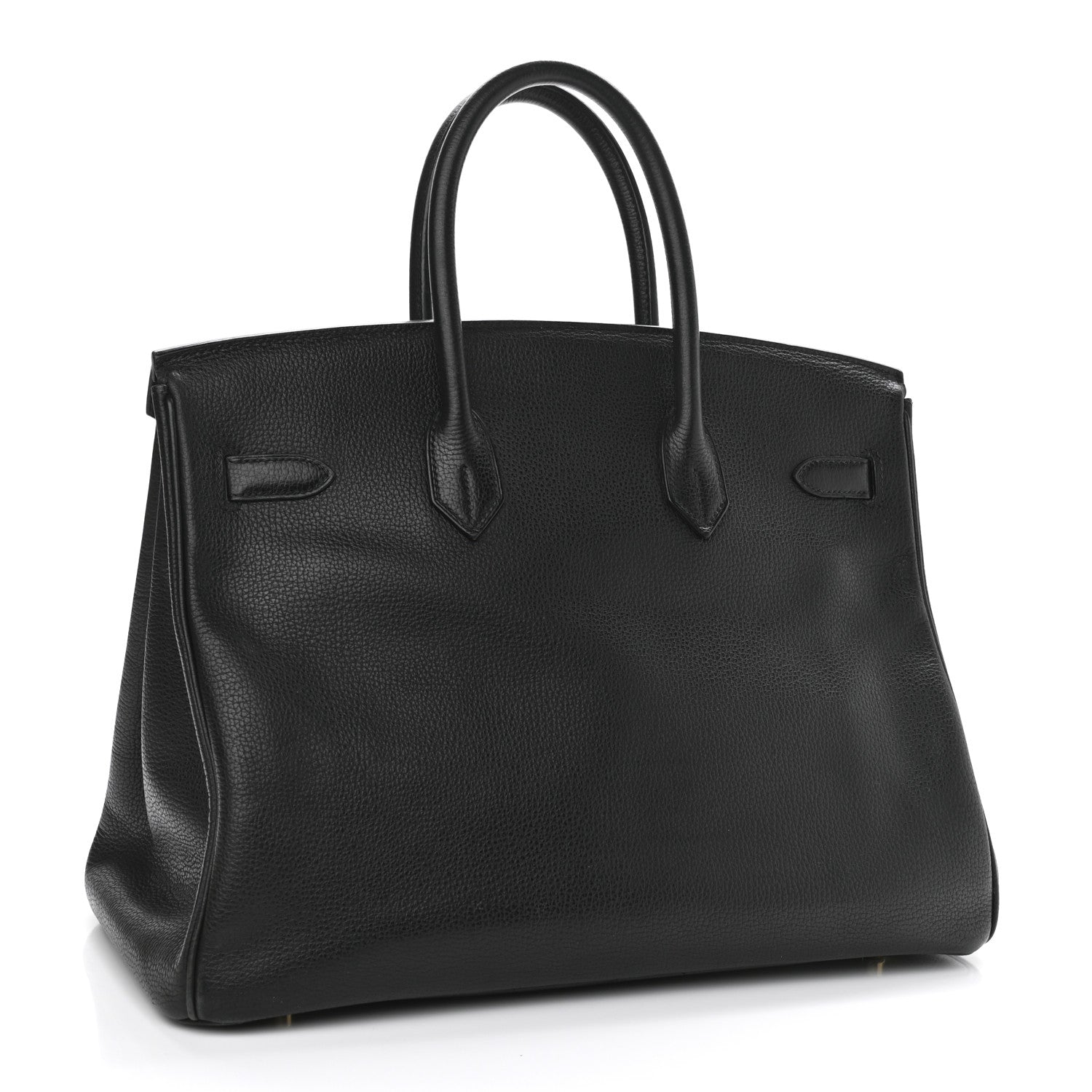 Hermes Taurillon Clemence Birkin 35 Black 2 of 12