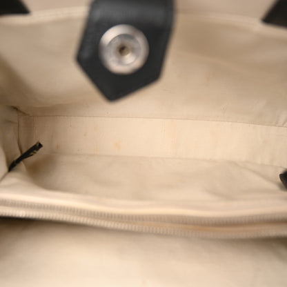 Fendi Vitello Elite Flamingo Mink Monster Charm Petite 2Jours Tote Black Multicolor 6 of 14