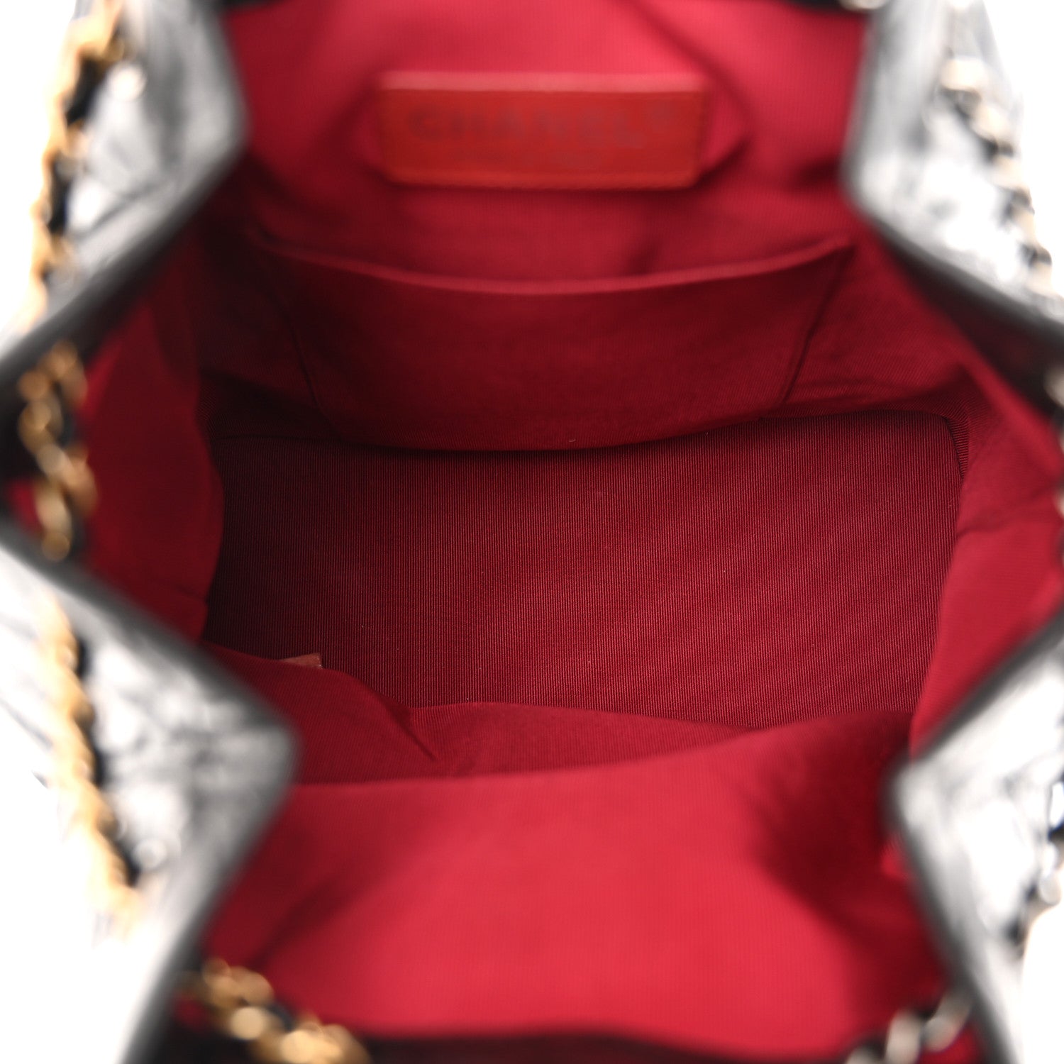 Chanel Aged Calfskin Quilted Small Gabrielle Backpack Black 5 of 11