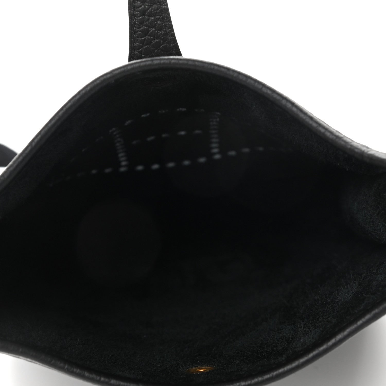 Hermes Taurillon Clemence Evelyne TPM Black 5 of 11