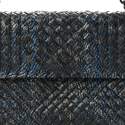 Bottega Veneta Tobu Ayers Intrecciato Small Olimpia Shoulder Bag Blue 9 of 12
