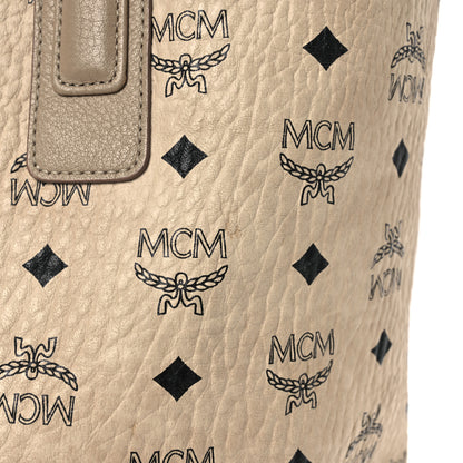 MCM Visetos Medium Liz Reversible Shopper Tote Beige 20 of 20
