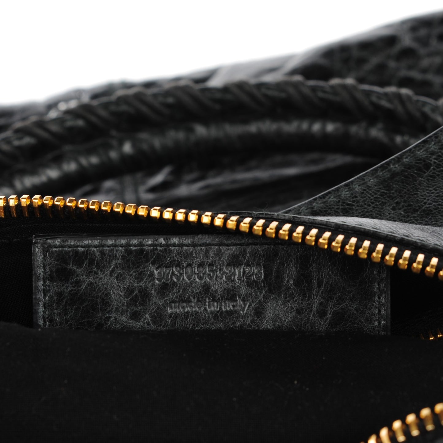 Agneau Giant 21 Gold Hardware Brief Black