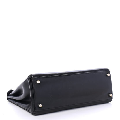 Hermes Chevre Shooting Star Kelly Retourne 32 Black 3 of 11