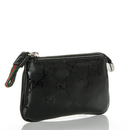 Gucci Imprime Monogram Key Case Black 3 of 6