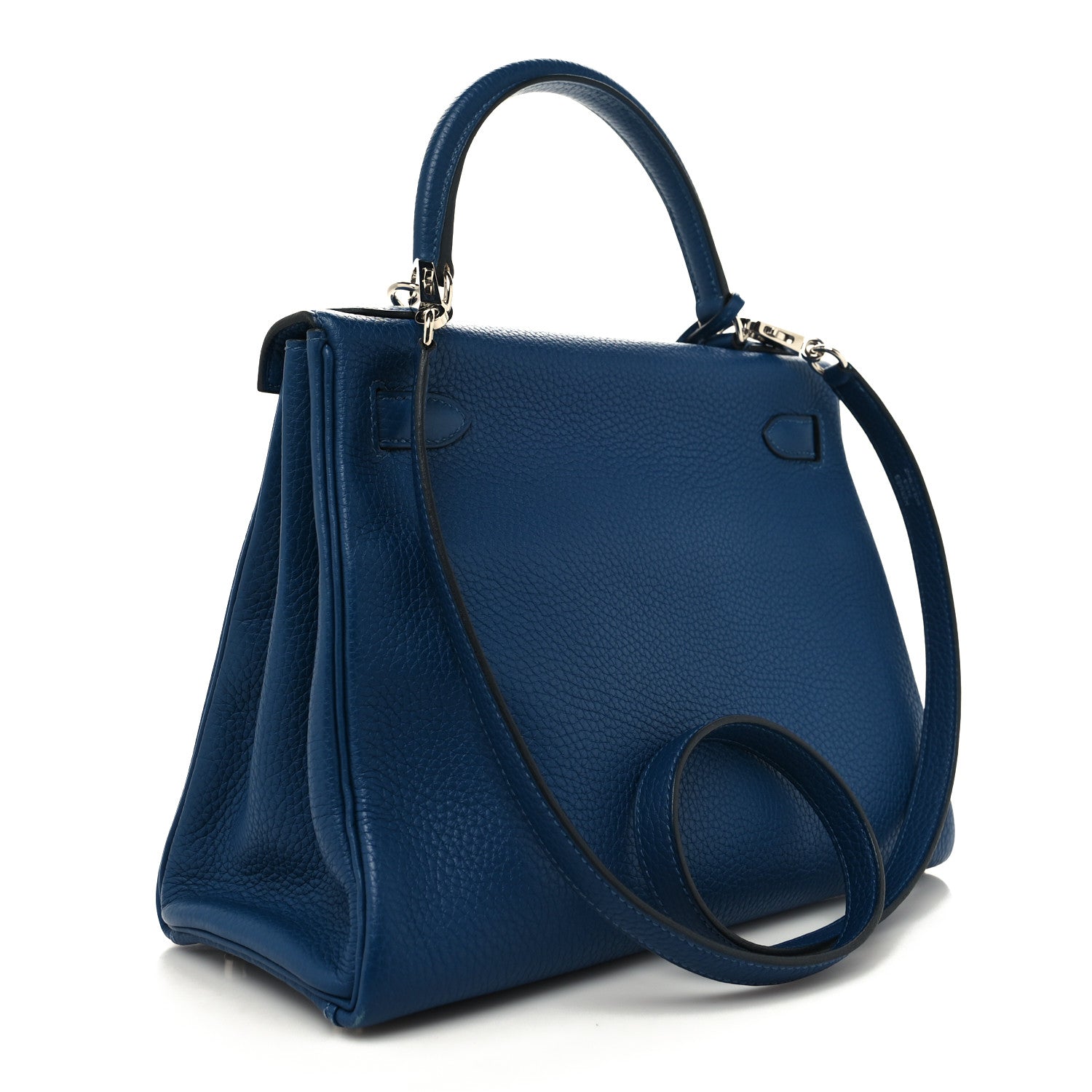 Hermes Taurillon Clemence Kelly Retourne 28 Deep Blue 3 of 12