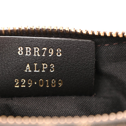 Fendi Fabric Jacquard Vitello Grace FF 1974 Small Fendigraphy Hobo Bag Tobacco Moro Ebano 7 of 12