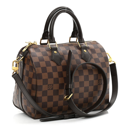 Louis Vuitton Damier Ebene Speedy Bandouliere 25 3 of 9