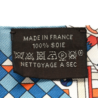 Hermes Silk De l'Ombrelle Aux Duels Twilly Bleu 3 of 3