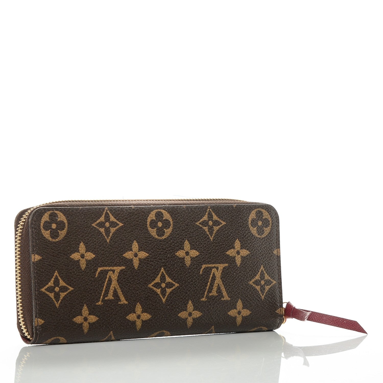 Louis Vuitton Monogram Clemence Wallet Fuchsia 3 of 6
