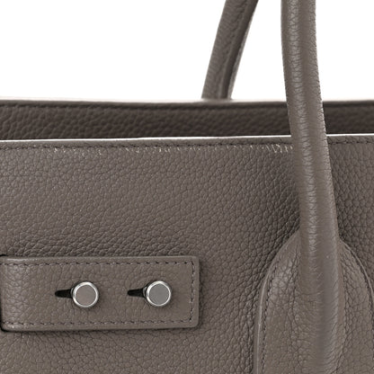 Saint Laurent Grained Calfskin Small Supple Sac De Jour Mouse Grey 12 of 14