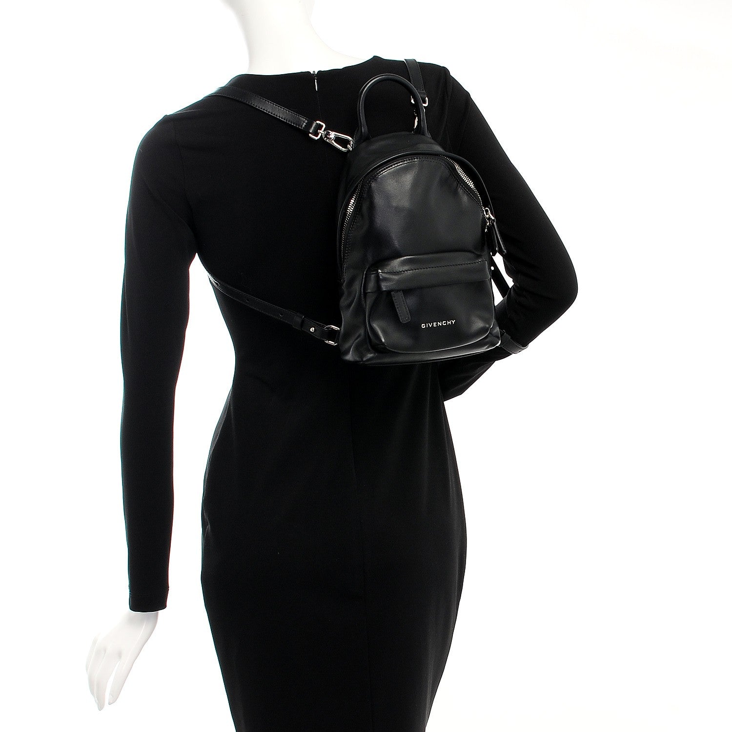 Givenchy Smooth Calfskin Nano Backpack Black 2 of 10