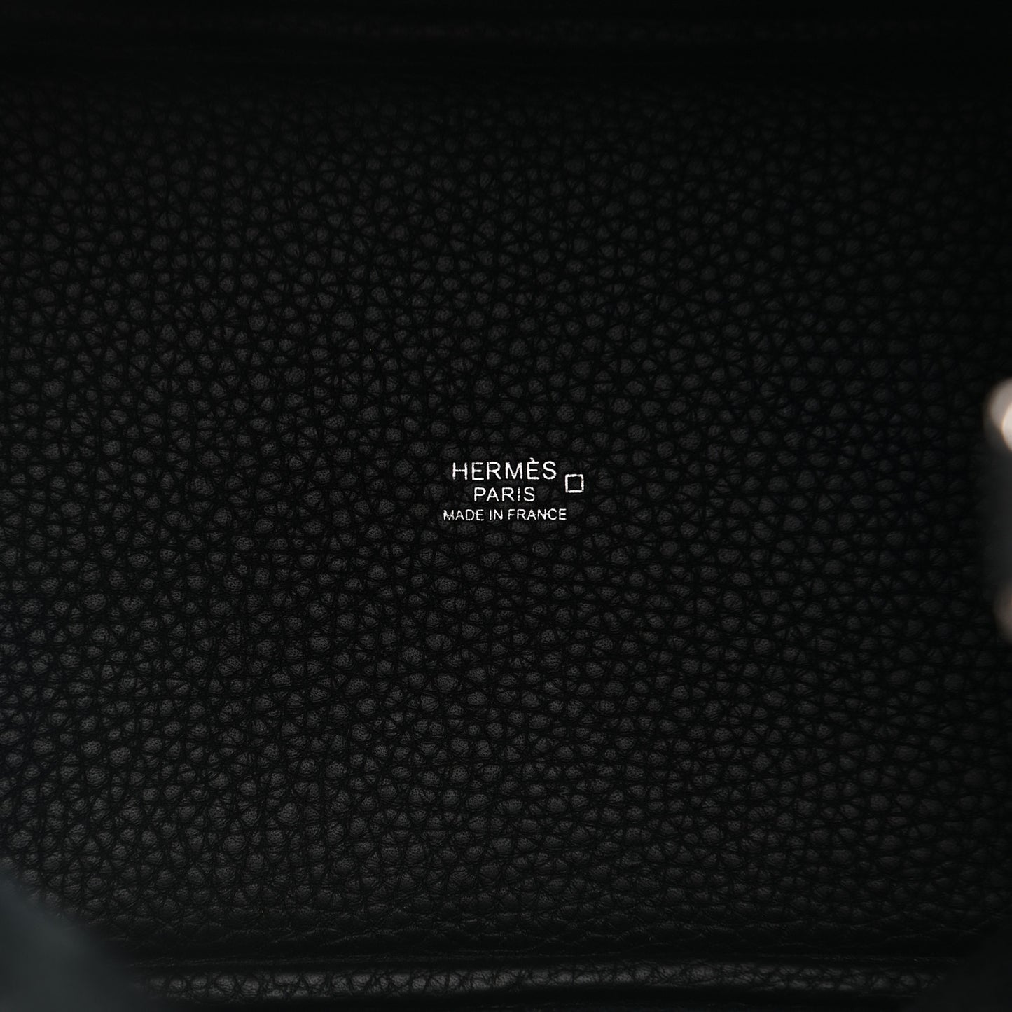 Taurillon Clemence Matte Alligator Picotin Lock Touch 18 PM Black