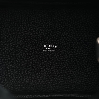 Hermes Taurillon Clemence Matte Alligator Picotin Lock Touch 18 PM Black 5 of 8