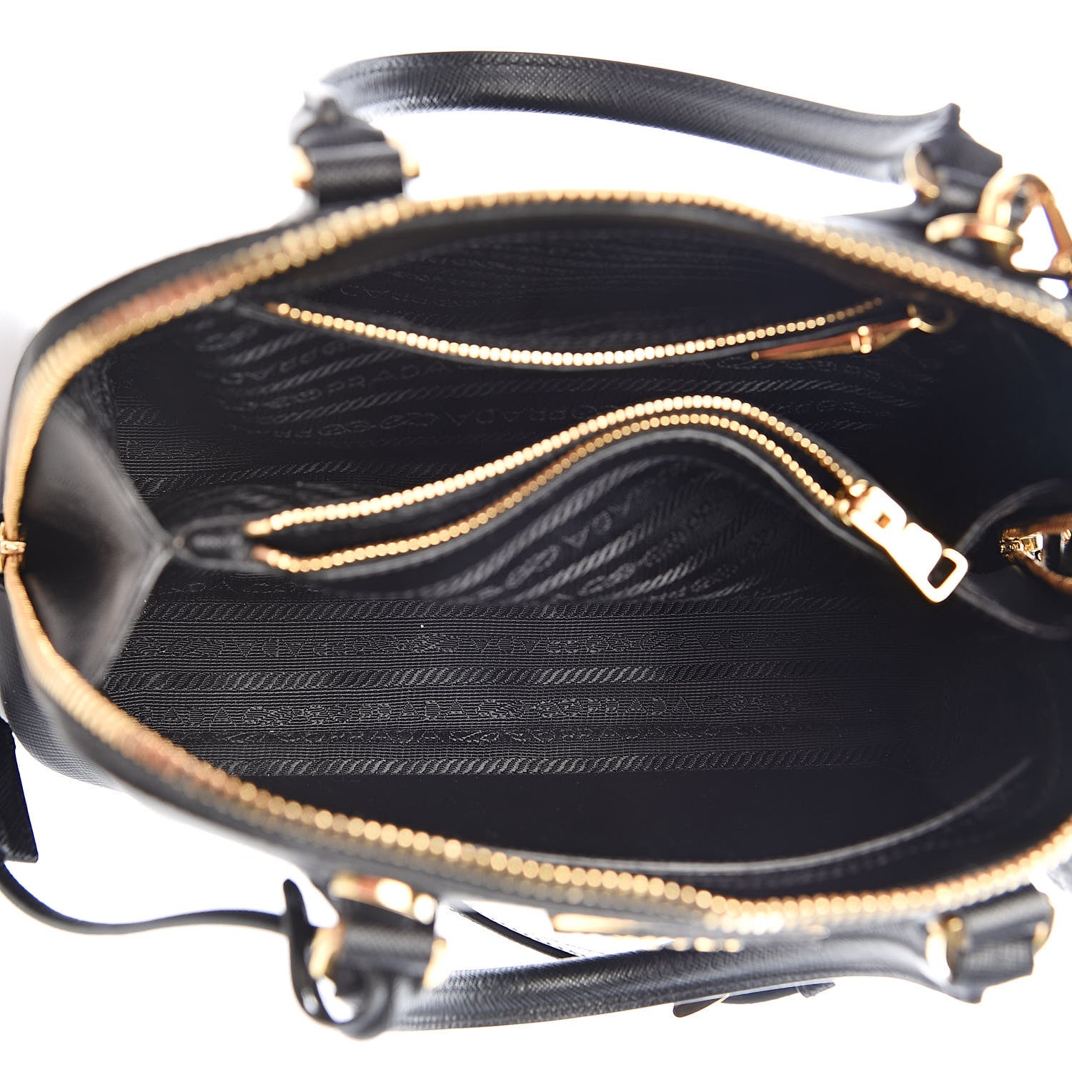 Prada Saffiano Lux Small Promenade Tote Black 5 of 10
