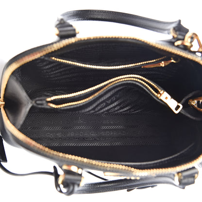 Prada Saffiano Lux Small Promenade Tote Black 5 of 10