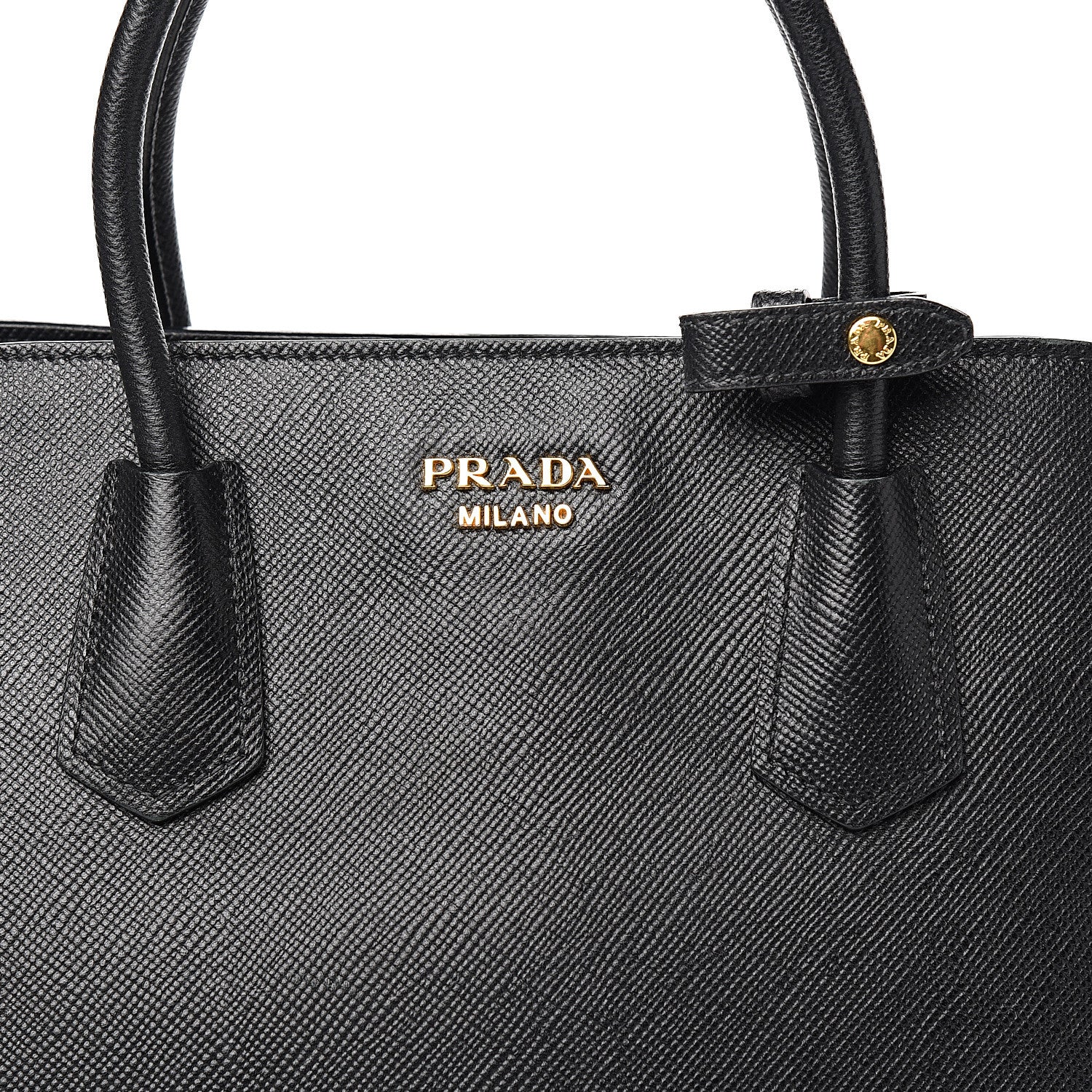 Prada Saffiano Lux Open Promenade Tote Black 11 of 11