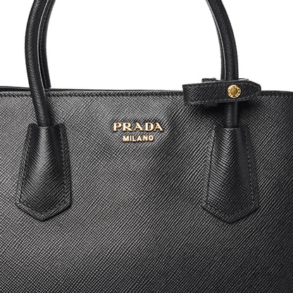 Prada Saffiano Lux Open Promenade Tote Black 11 of 11