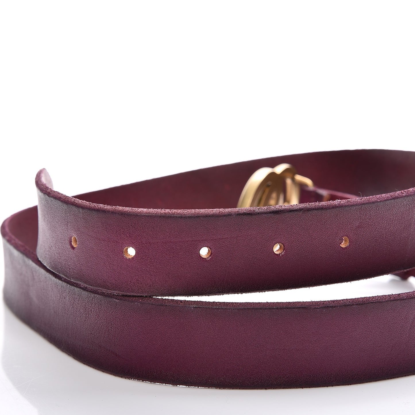 Faded Calfskin Double G 30mm Belt 95 38 Leaf
