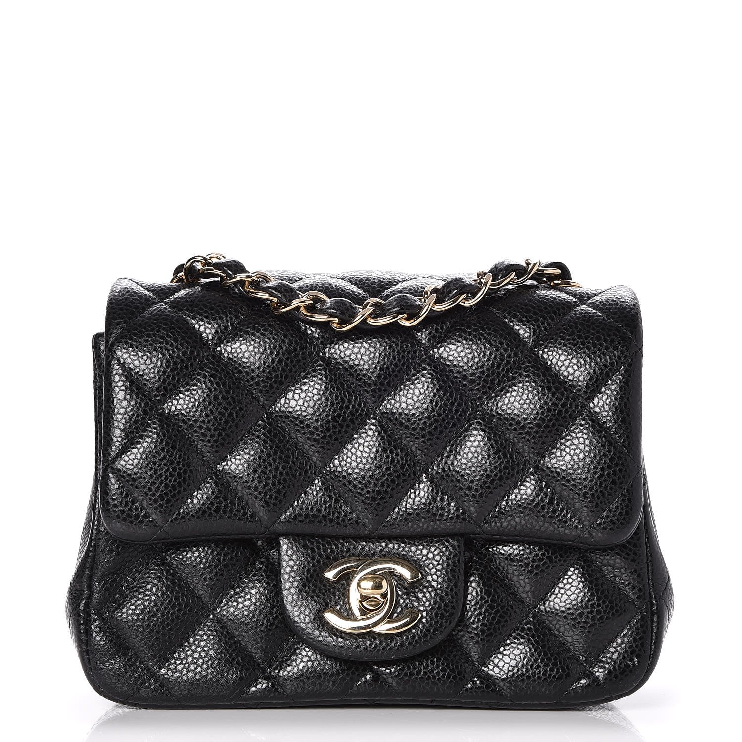 Chanel Caviar Quilted Mini Square Flap Black 1 of 8