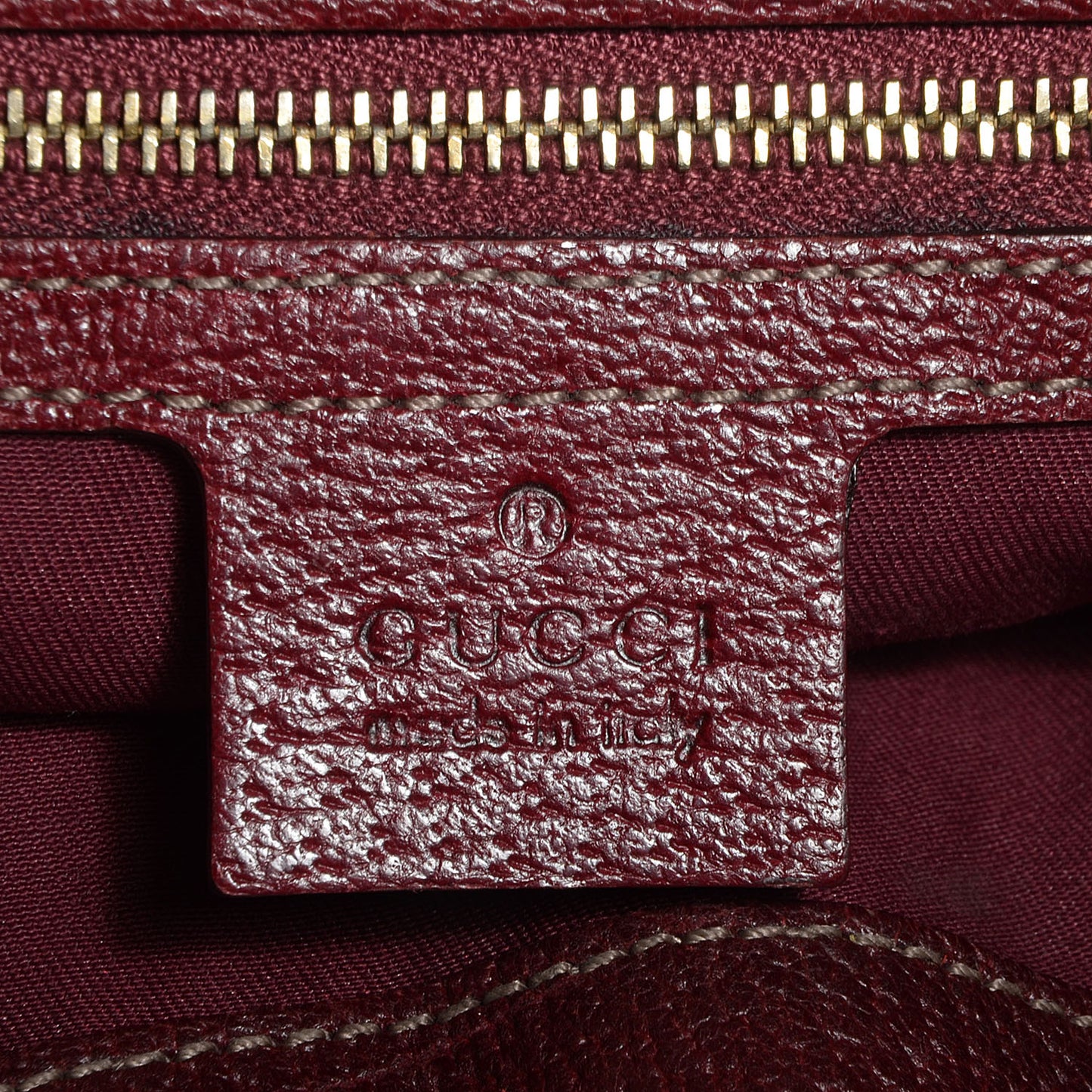 Monogram Piston Lock Jackie O Hobo Burgundy