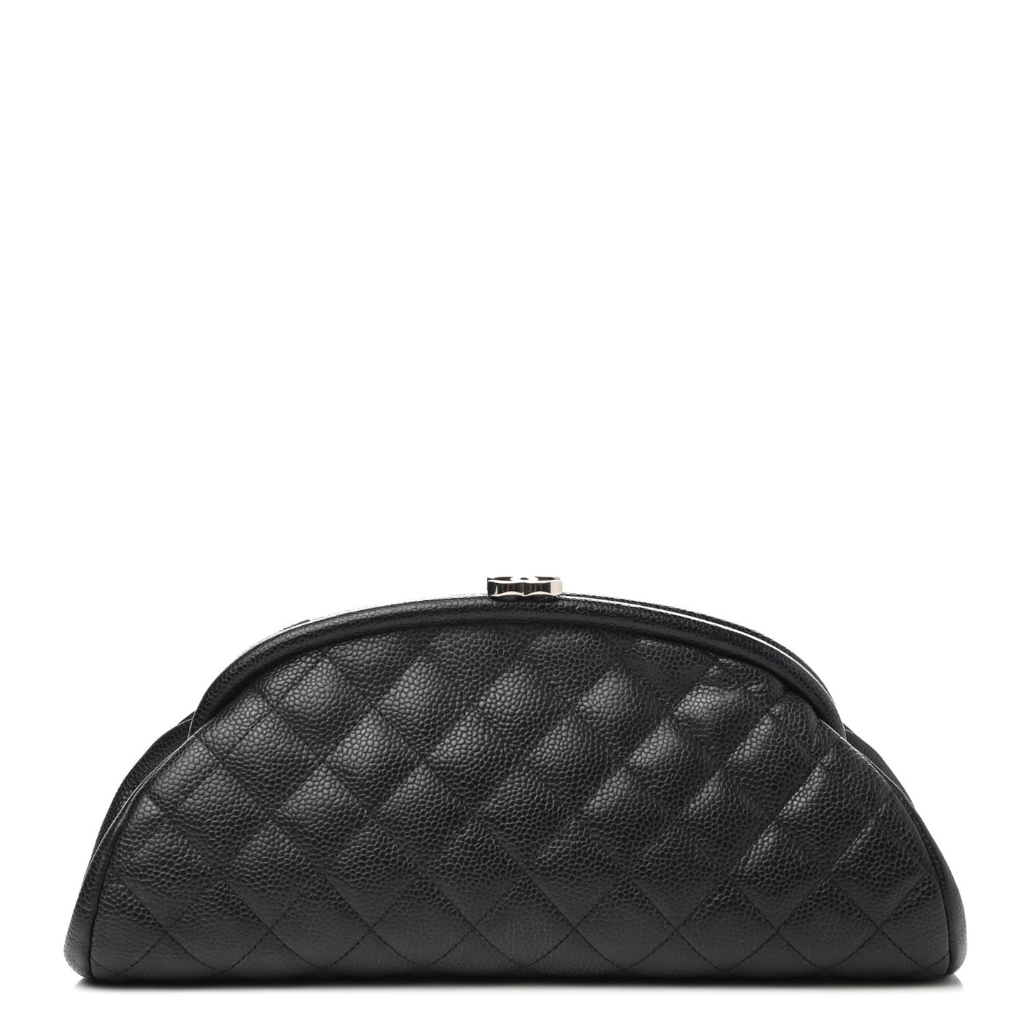 Caviar Quilted Timeless Clutch Black