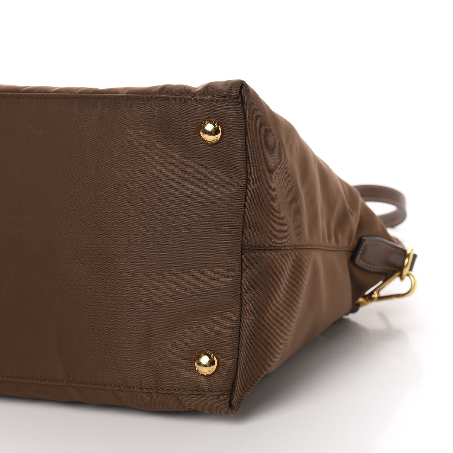 Prada Saffiano Tessuto Nylon Tote Corinto 7 of 14