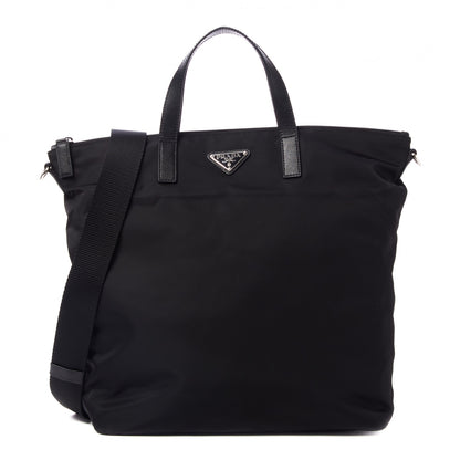 Prada Tessuto Nylon Vela Shopping Tote Black 1 of 9