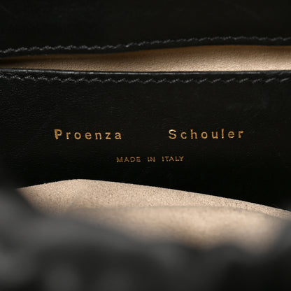 Proenza Schouler Lambskin Puffy Tobo Chain Shoulder Bag Black 6 of 9