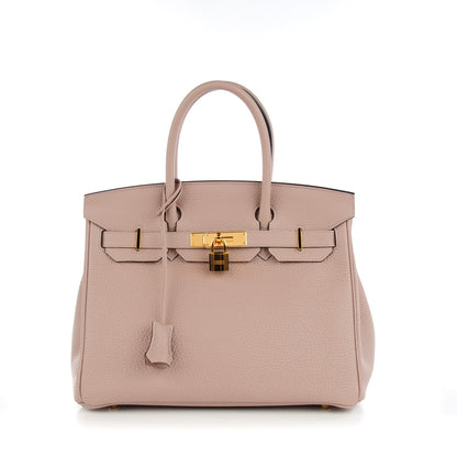 Hermes Taurillon Clemence Birkin 30 Glycine 1 of 23