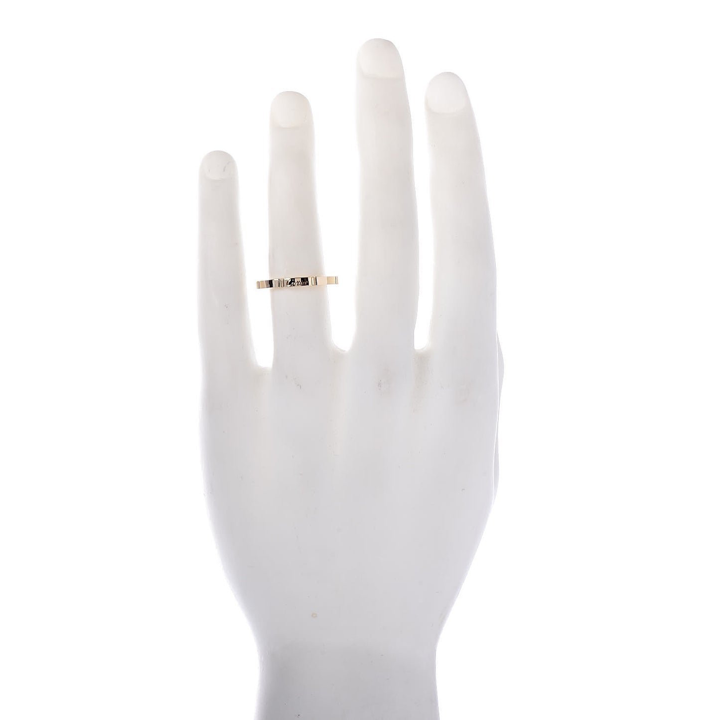18K Yellow Gold 2.5mm Maillon Panthere Wedding Band Ring 62 10