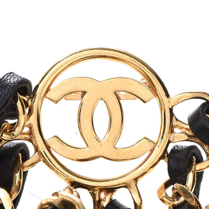 Chanel Lambskin Multi Strand Medallion Brooch Gold 6 of 7