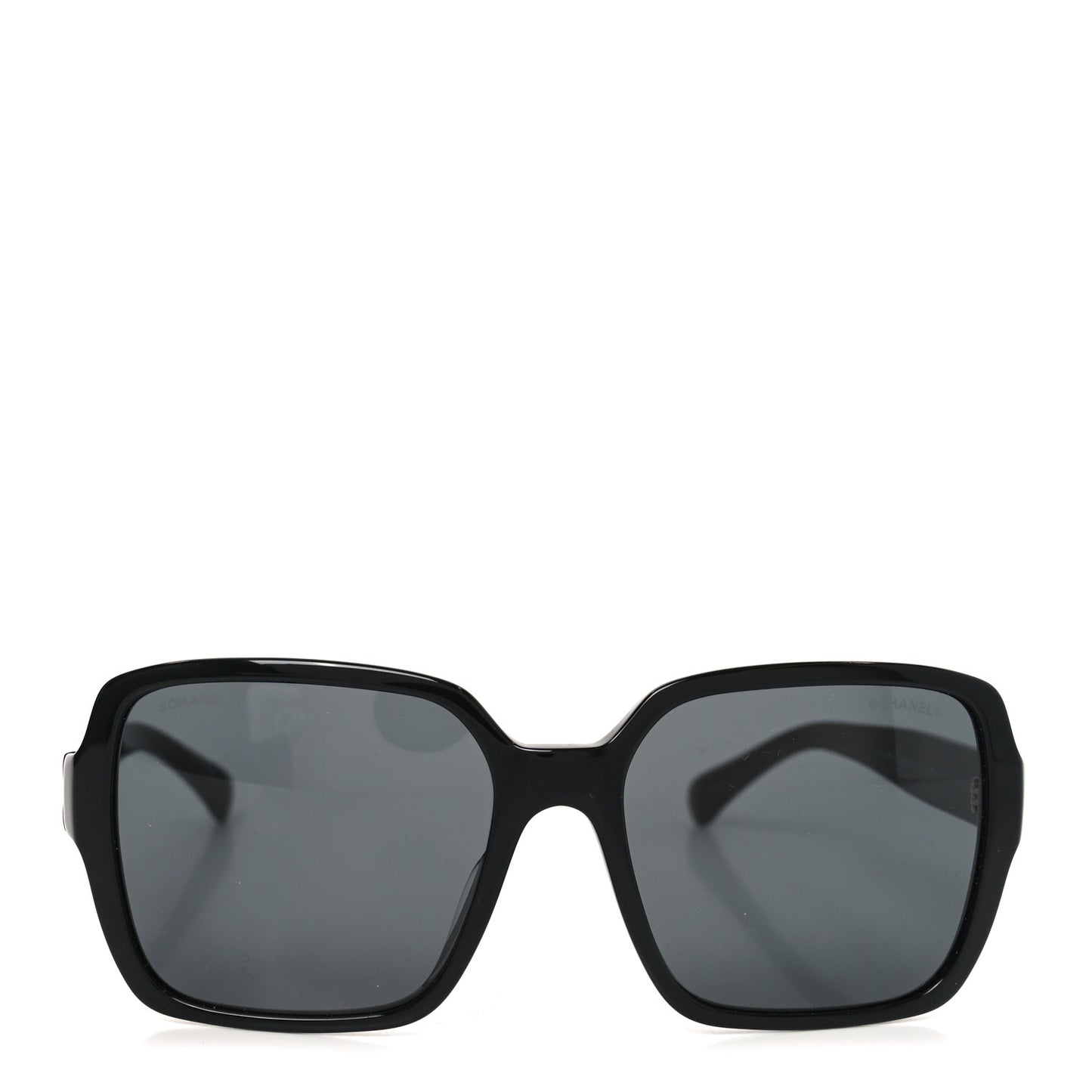 Acetate Square Sunglasses 5408-A Black