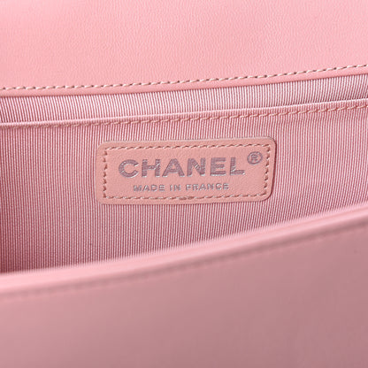 Chanel Lambskin Quilted Medium Boy Flap Light Pink 5 of 9