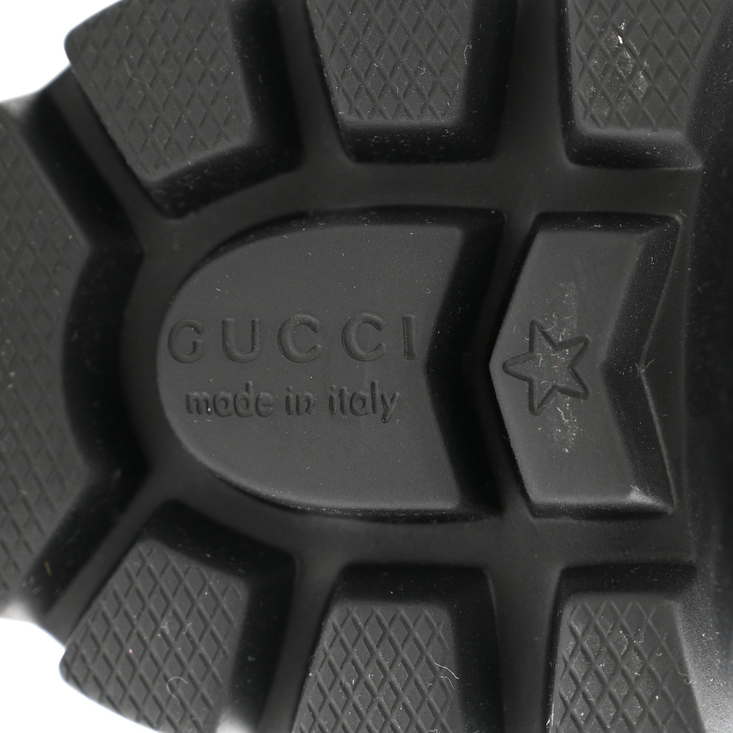 Gucci Rubber Horsebit Knee High Boots 39 Black 7 of 9