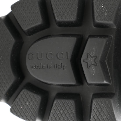 Gucci Rubber Horsebit Knee High Boots 39 Black 7 of 9