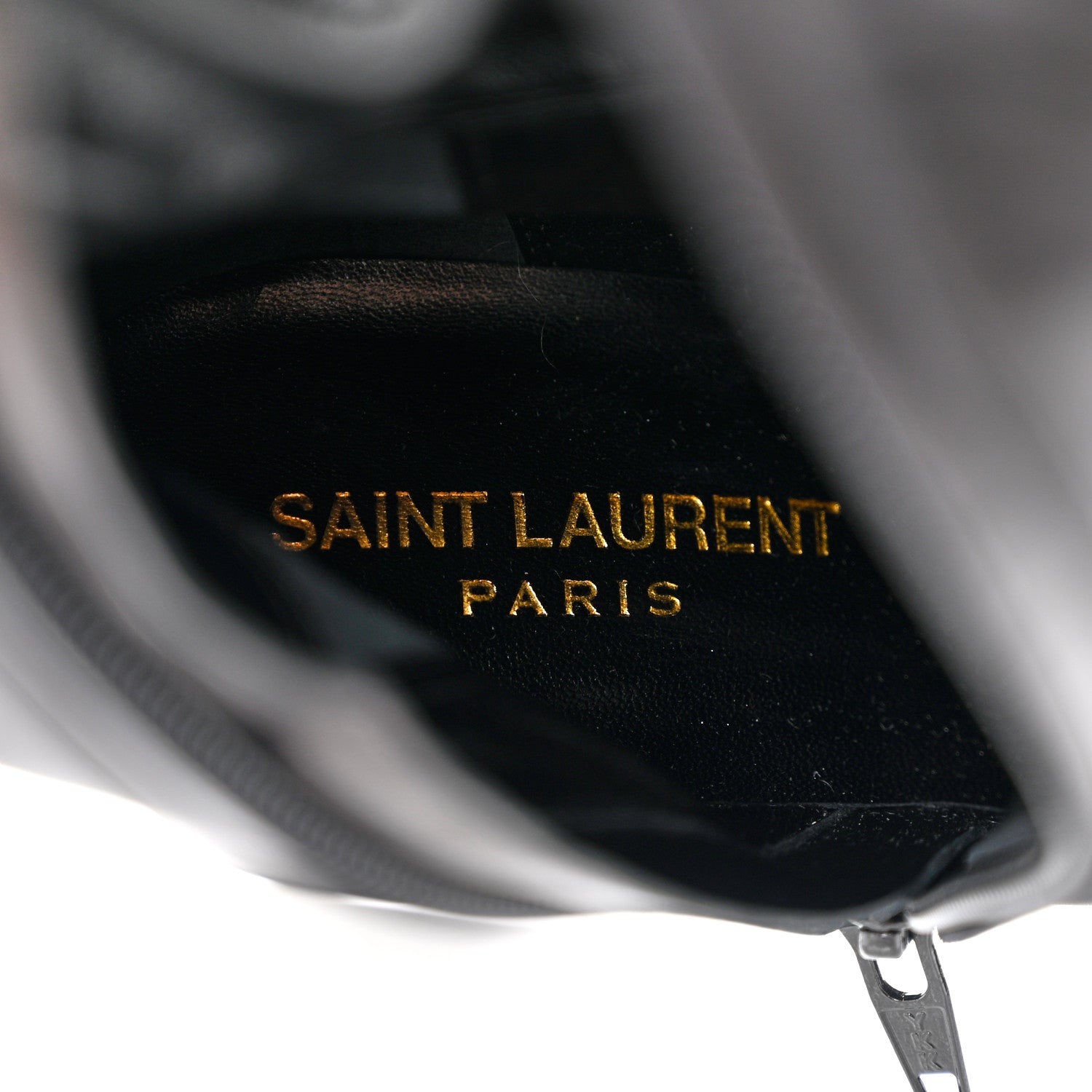 Saint Laurent Calfskin Babies 70 Lace-Up Boots 36.5 Black 6 of 7