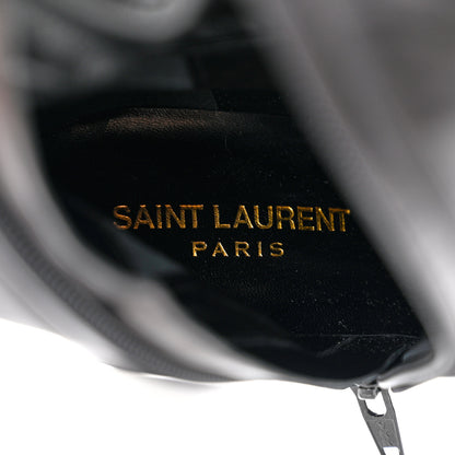 Saint Laurent Calfskin Babies 70 Lace-Up Boots 36.5 Black 6 of 7