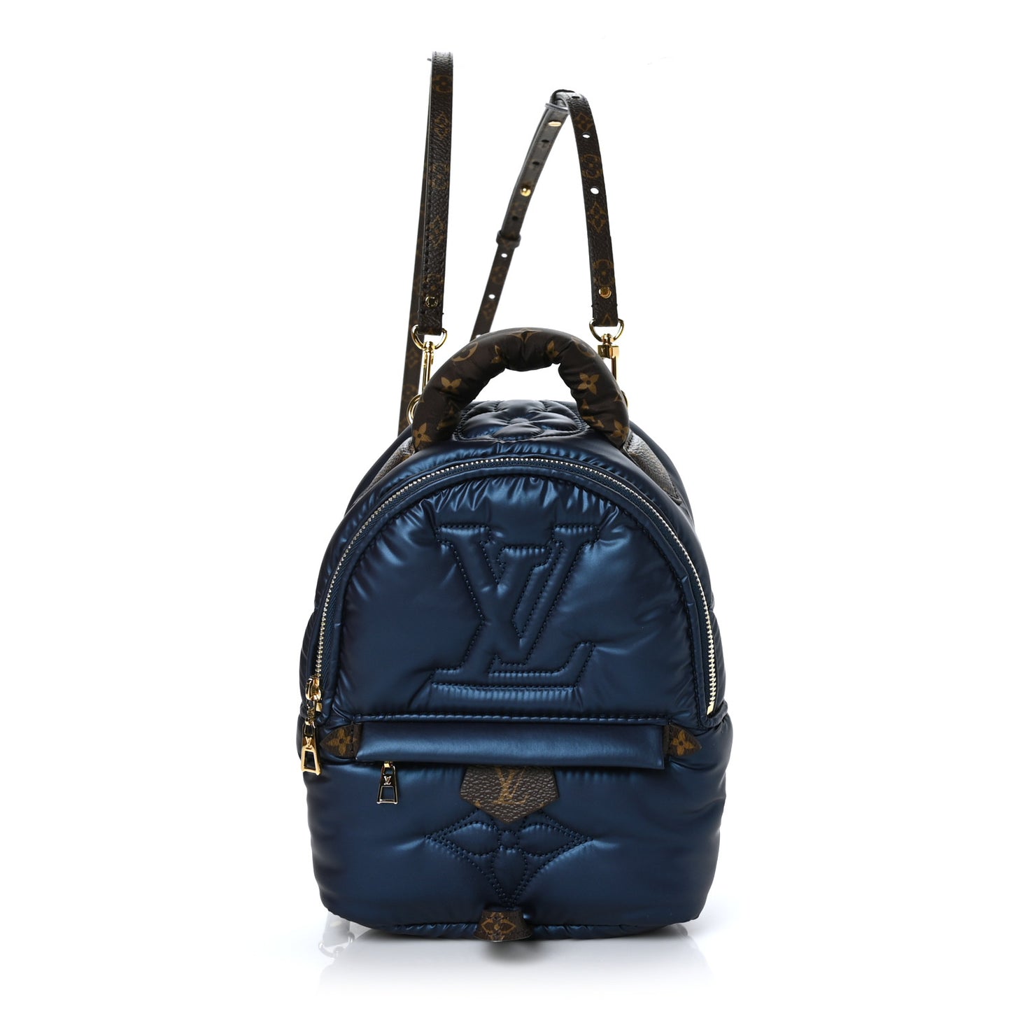 Econyl Mini Monogram Pillow Palm Springs Backpack Mini Navy