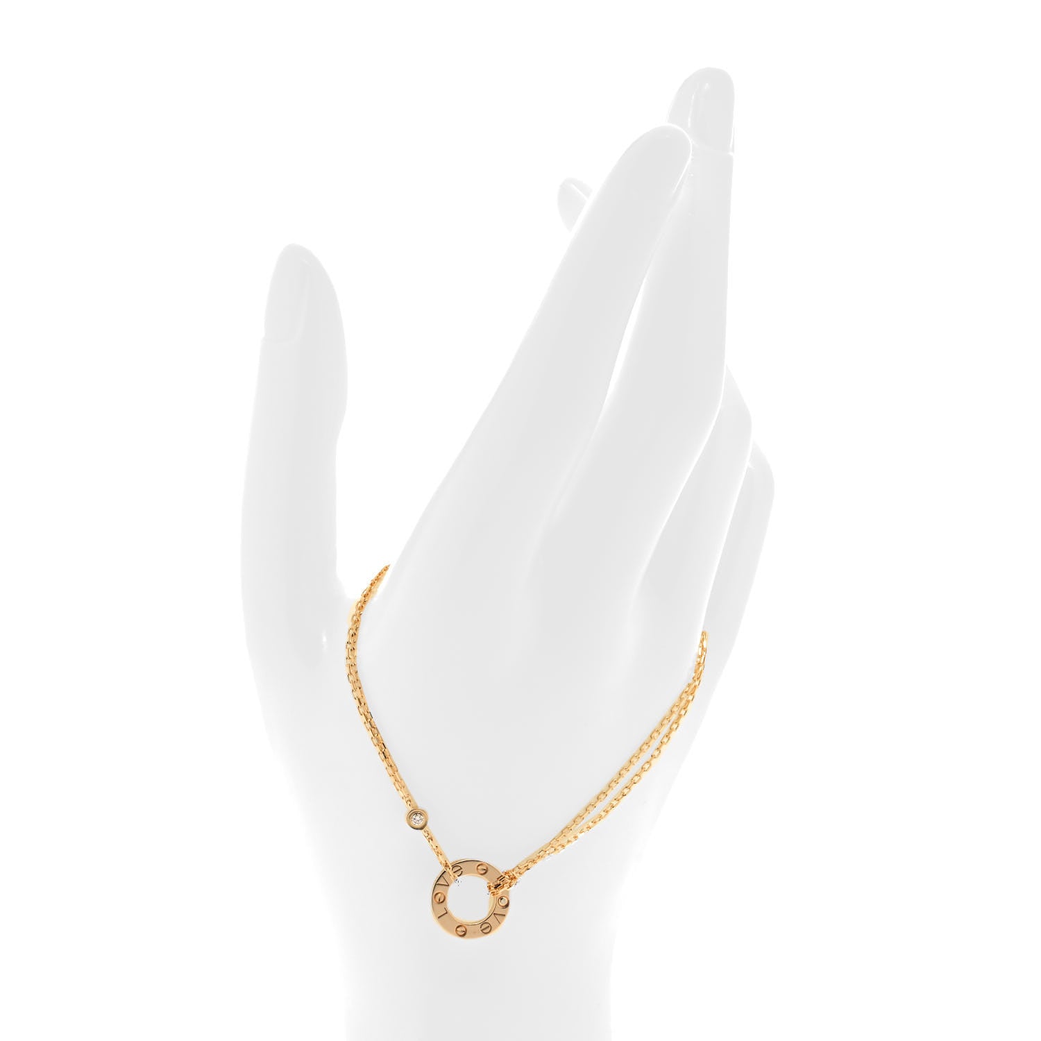 Cartier 18K Yellow Gold Diamond LOVE Bracelet 2 of 6