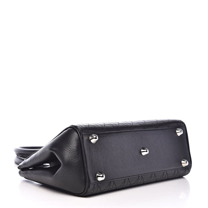 Christian Dior Calfskin Cannage Shoulder Bag Black 4 of 13
