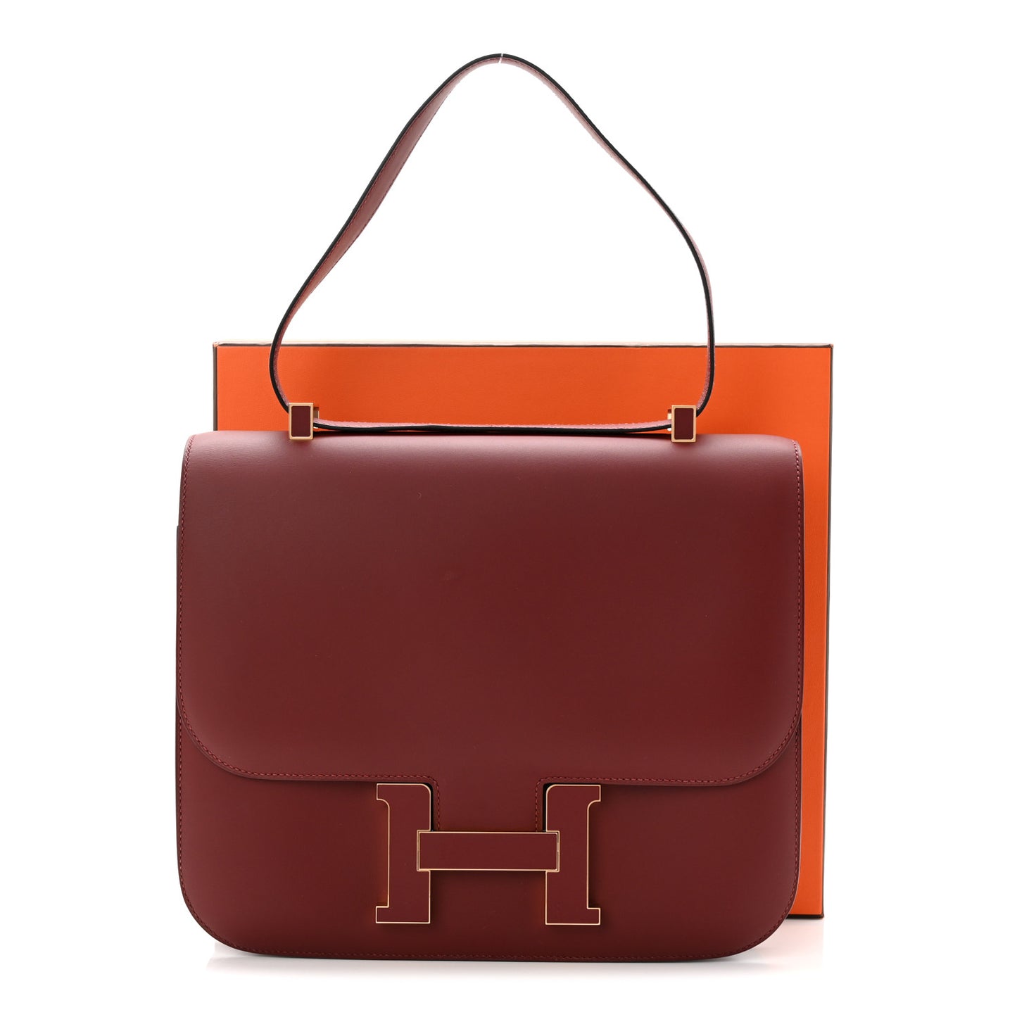 Veau Sombrero Constance Cartable 29 Rouge H