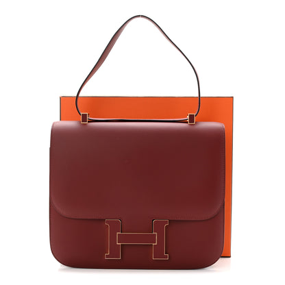 Hermes Veau Sombrero Constance Cartable 29 Rouge H 11 of 11