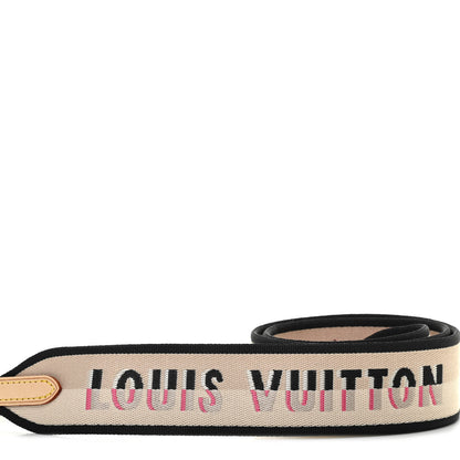 Louis Vuitton Jacquard Speedy Bandouliere 20 Shoulder Strap Black 3 of 4